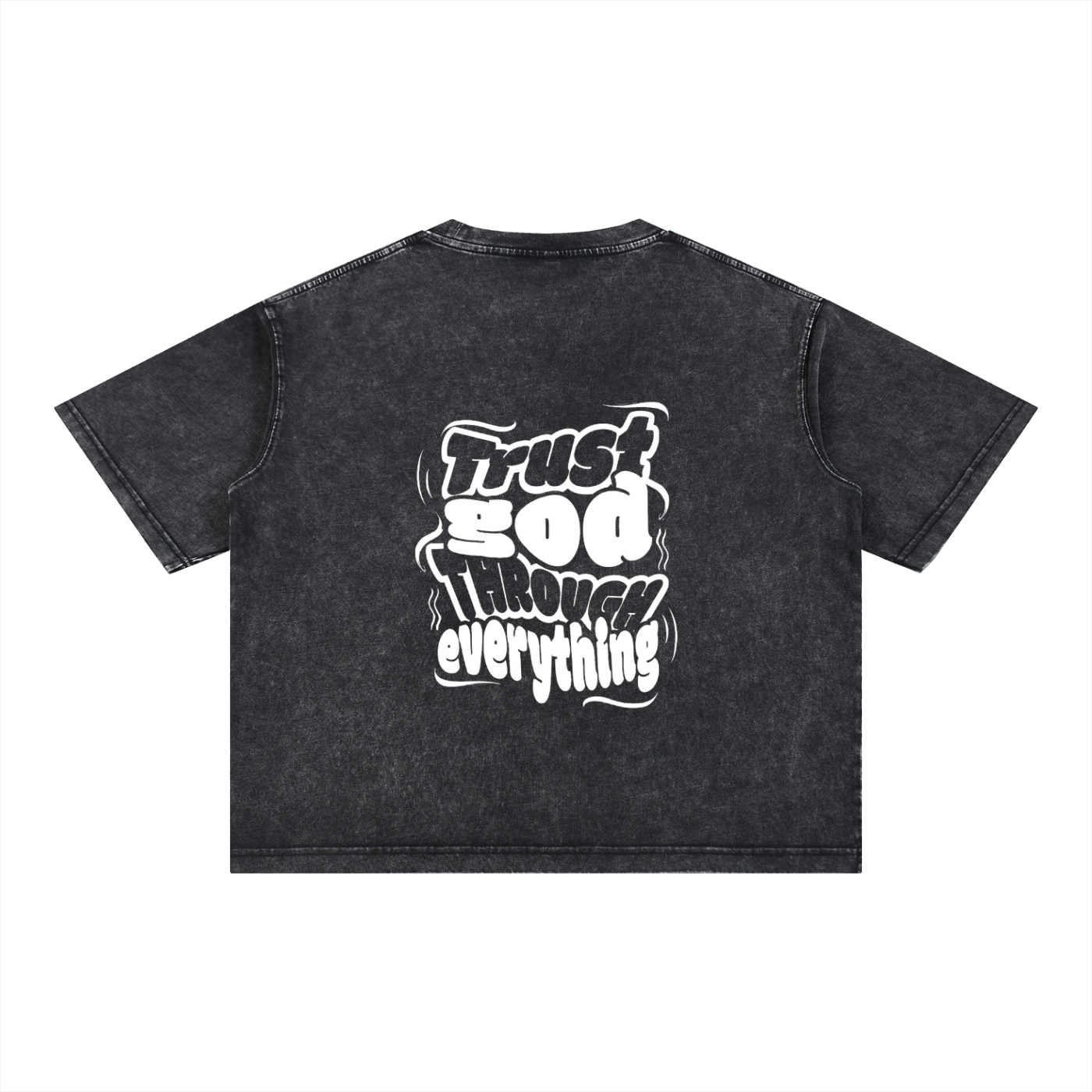 Mineral Wash Boxy Cotton T-Shirt