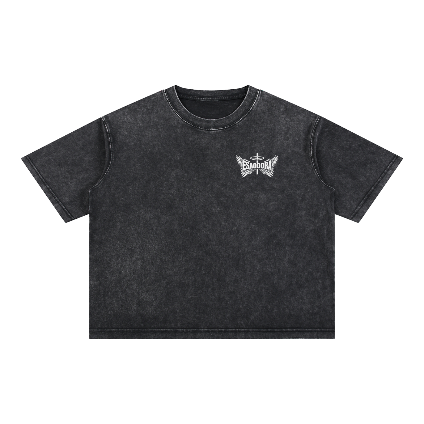 Mineral Wash Boxy Cotton T-Shirt