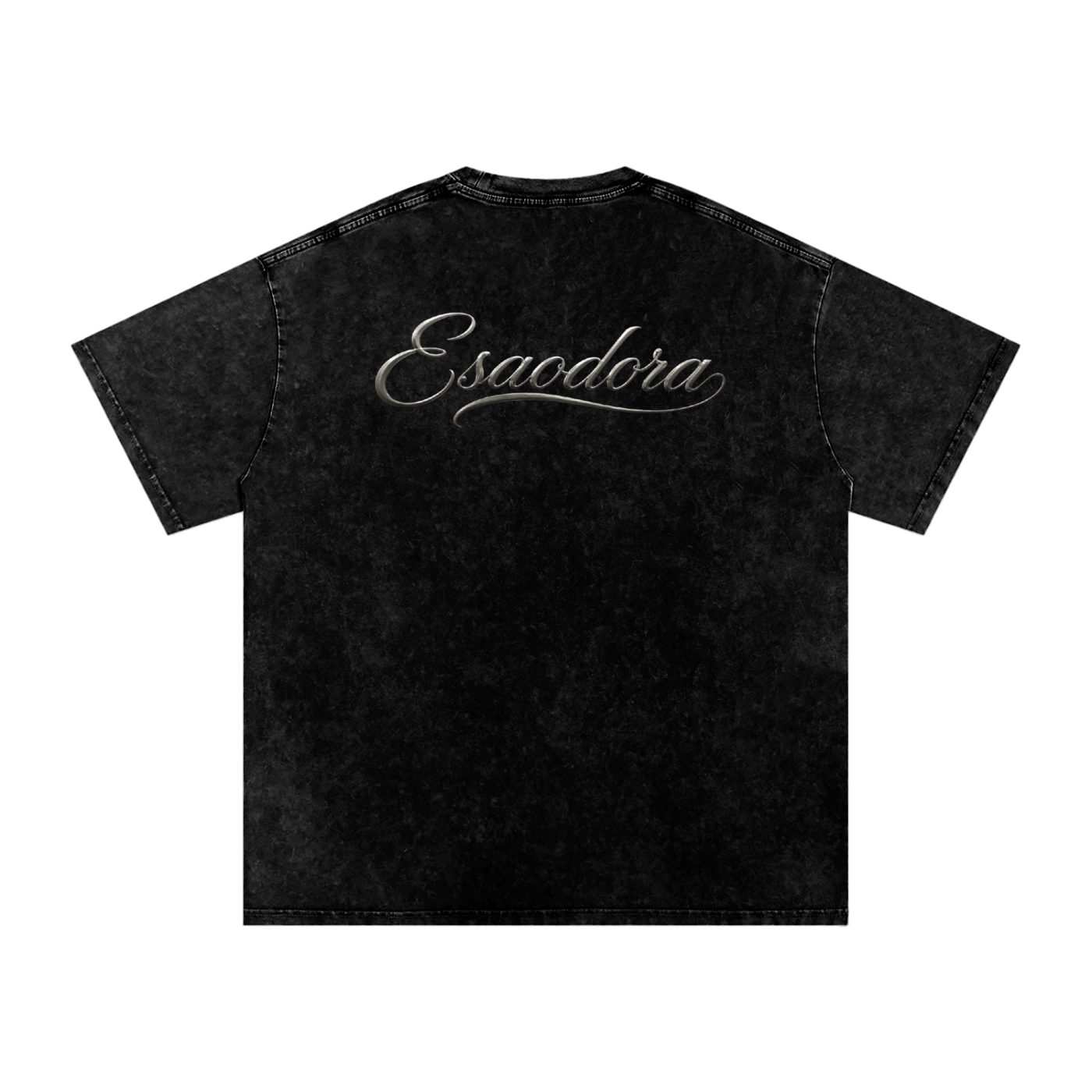 Snow Washed Oversized Cotton Esaodora T-Shirt